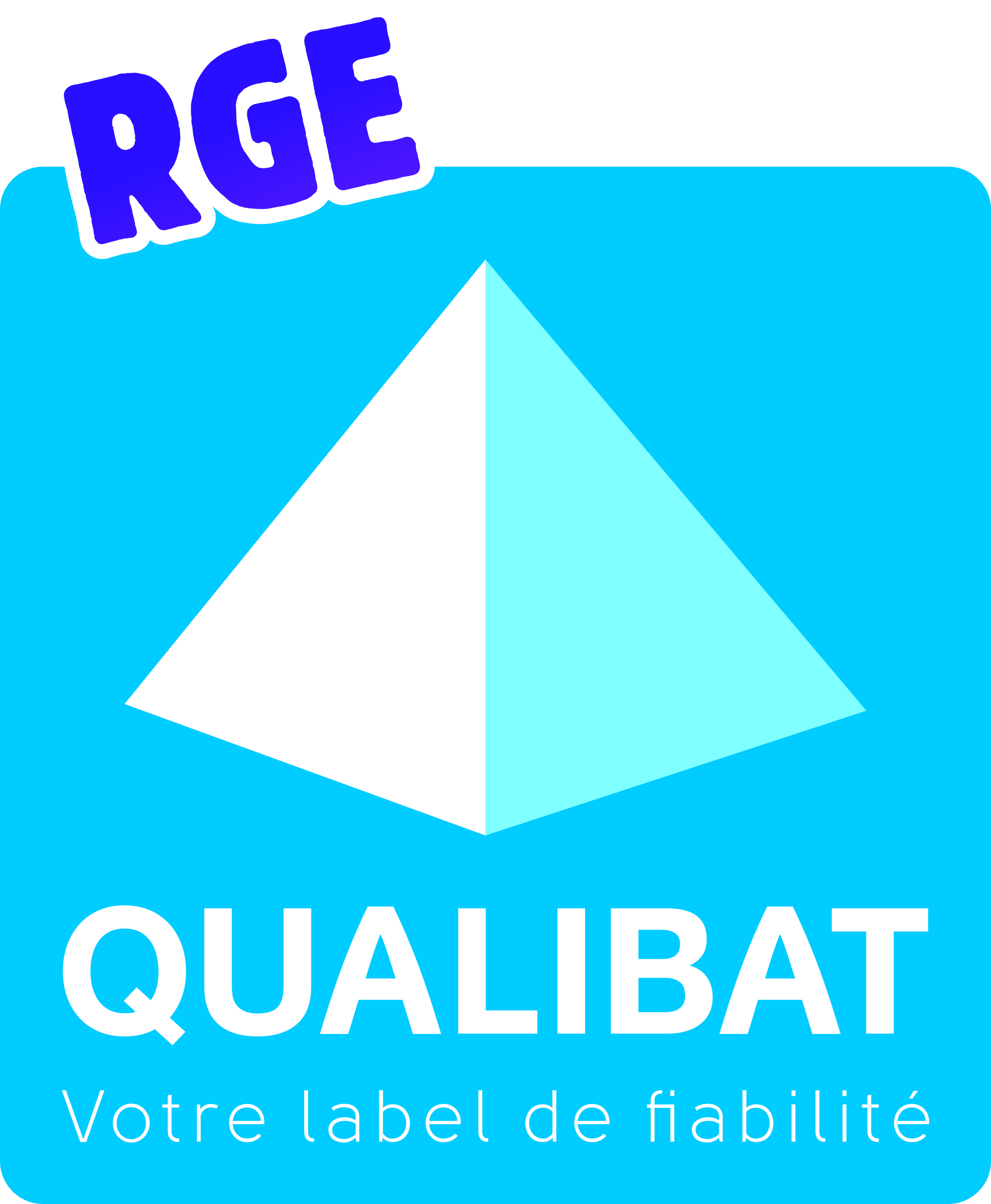 Logo de qualification RGE Qualibat